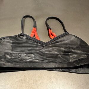 lululemon athletica Black and Red Sports Bra